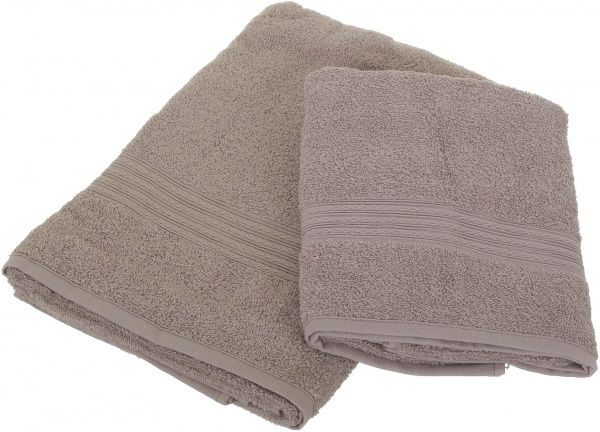 Набор полотенец 2 шт. бежевый UP! (Underprice) 