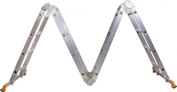 Шарнірна драбина-стрем'янка Burmaster AL-BL-44 4х4 