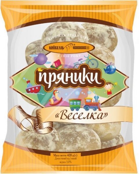 Пряник Радуга 0,42кг Киевхлеб 4820227211555