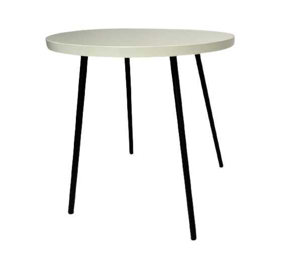 Стіл журнальний Венеція-1 білий 400x400мм Гефест