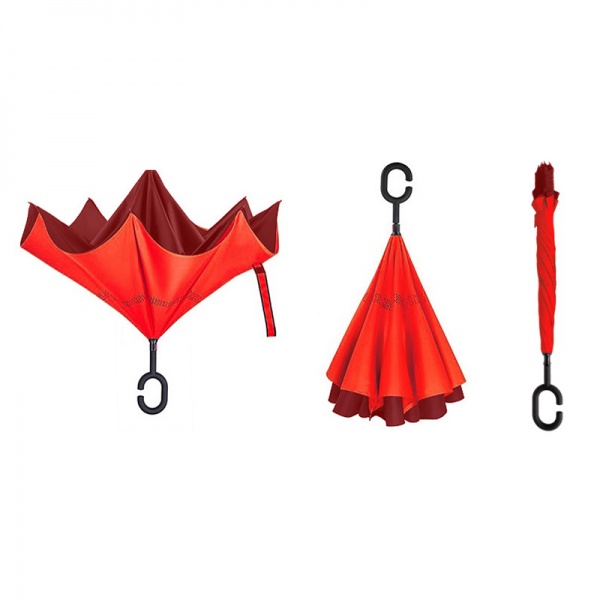 Зонт-трость Bergamo Line Art Wonder 45450-5 красный 