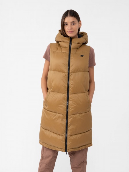 Жилет 4F VEST F074 4FAW23TVESF074-82S р.XS коричневий