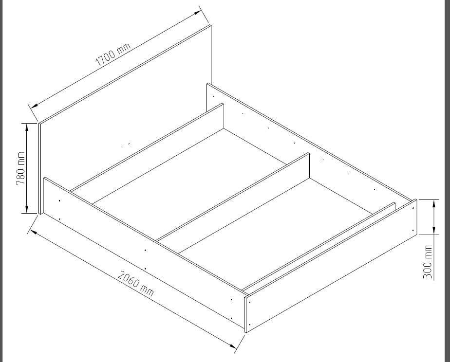 Кровать Світ Меблів Анита 160x200 см кашемир