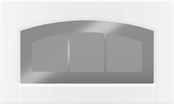 Фасад для кухні Грейд-Плюс Прованс білий гладкий №383 355x596 ВТ