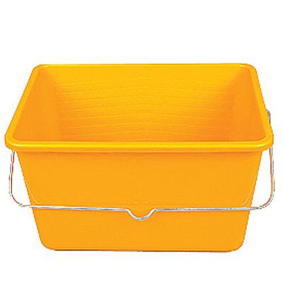 Ведро пластиковое прямоугольное желтое 19 л