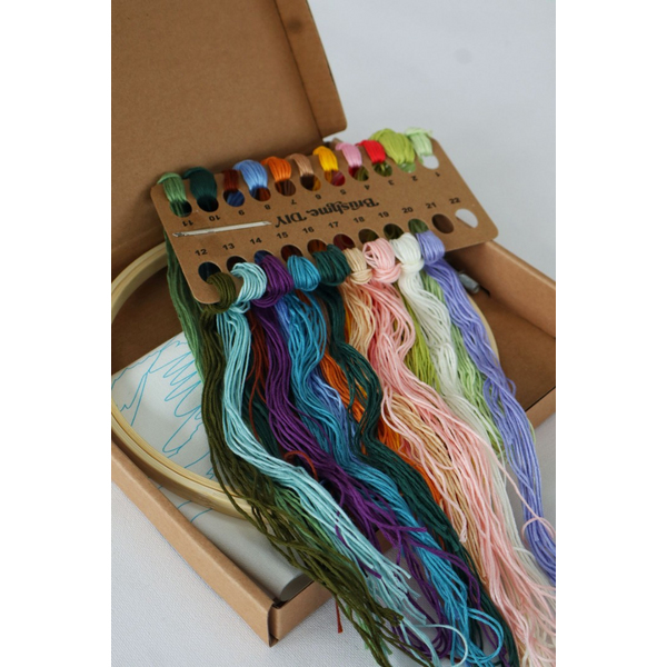 Набір для вишивання гладдю Ніжний вінок