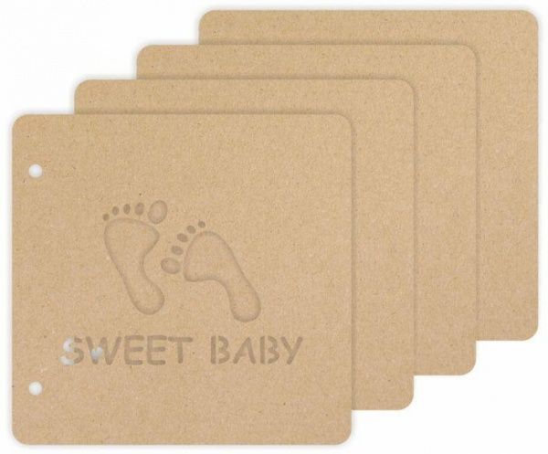 Заготівля для альбому «Sweet baby», 20*20,5см, 4 ст., Rosa Talent 