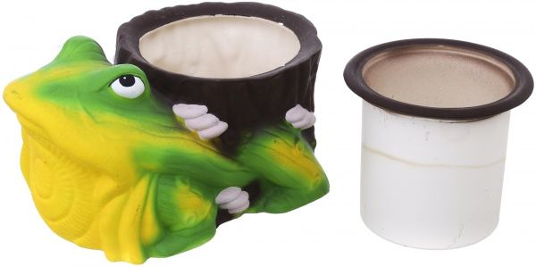 Горщик для квітів Жаба С фігурний 2л зелений 