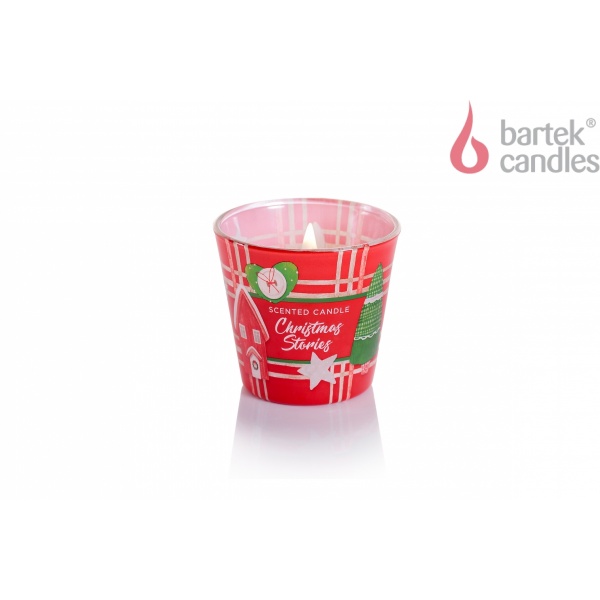 Свеча Рождественские истории (стекло 115 г) Bartek Candles