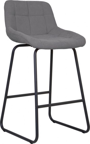 Стілець барний Nowy Styl NICOLE HOKER CFS LB BLACK (BOX-2) (CH) SORO-93 сірий 