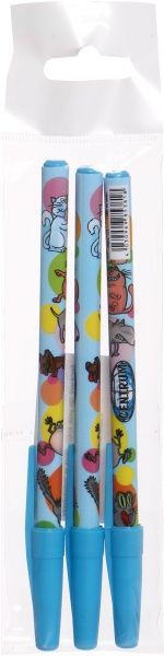 Набор ручек шариковых Centrum Animal 3 шт. 85381-3 