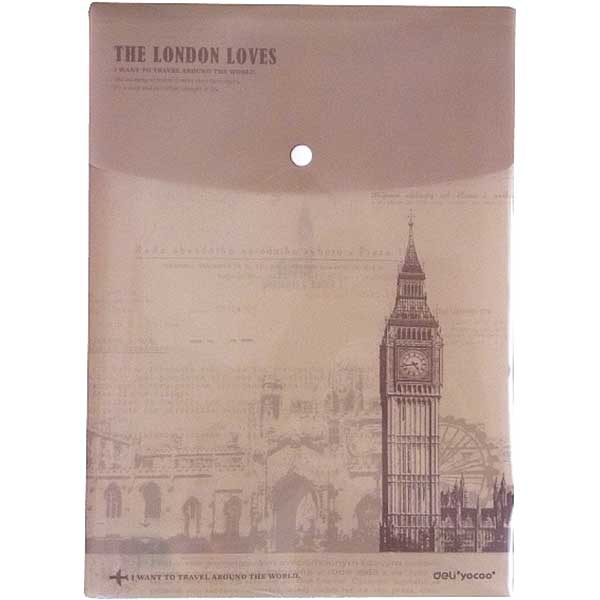 Папка-конверт Vintage Time А4 5883 Deli