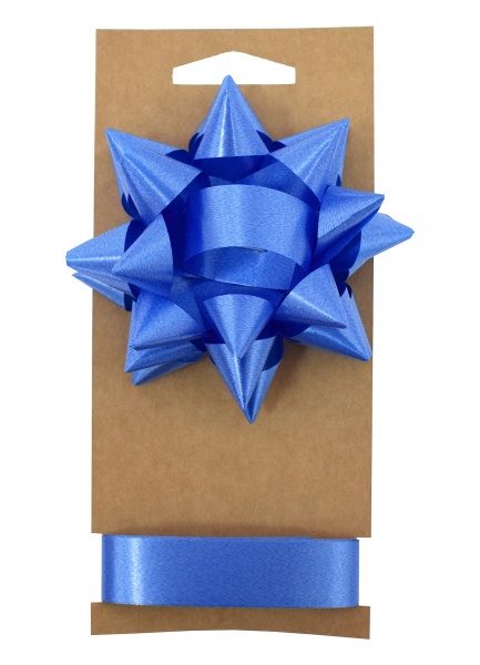 Набір бантик і стрічка 2533 2 см 2 м блакитний 