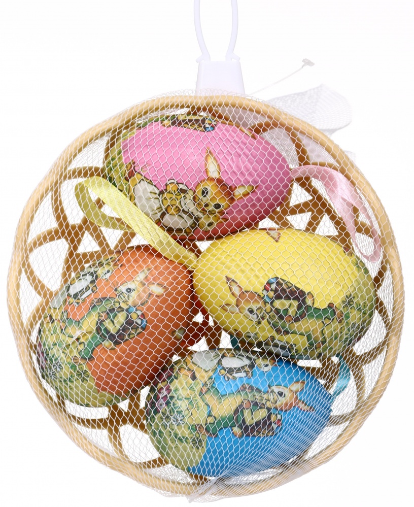 Украшение пасхальное Яйца 5х7 см в ассортименте B118-1WX