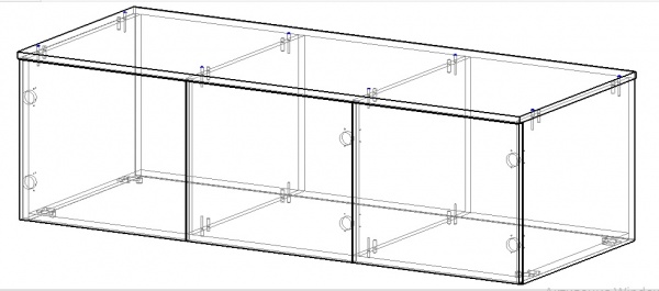 Дополнительный сегмент Вісент Антресоль Рейн к шкафу 3дв белый 