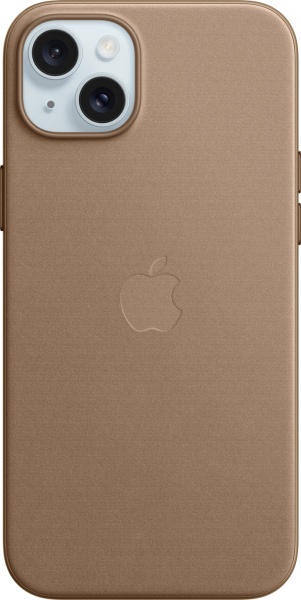 Чохол Apple FineWoven Case with MagSafe для Apple iPhone 15 Plus taupe (MT473ZM/A) — фото 1