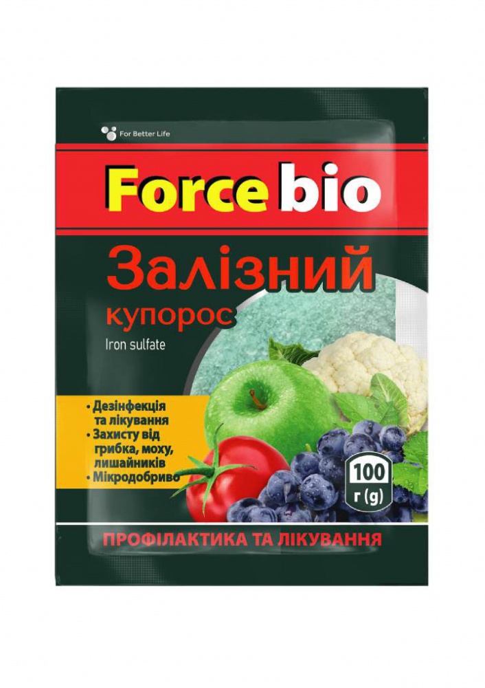 Фунгицид Force FORCE BIO Железный купорос 100 г