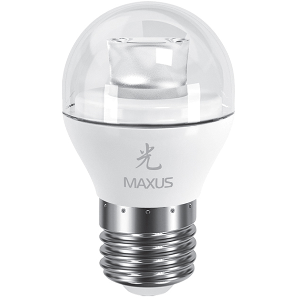 Лампа LED Maxus G45 1-LED-432 AP 4 Вт E27 холоднле світло