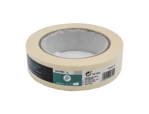Стрічка малярна VAIVEN Masking Tape 30 мм 45 м