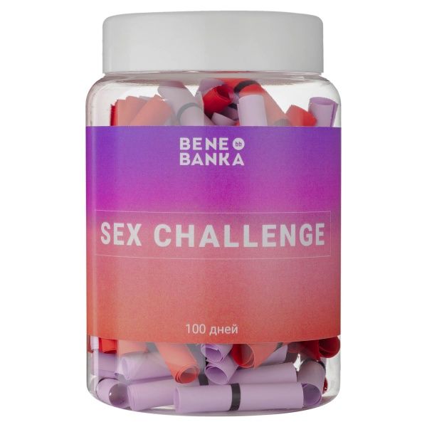 Баночка з записками Bene Banka Sex Challenge 18+ (рос.) BB08RU