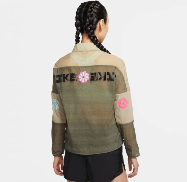 Джемпер Nike W NK ICNCLSH JACKET CU3048-380 р. S зеленый