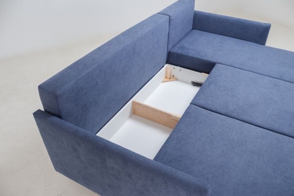 Диван кутовий ADK Домо Е25 (52) синій 2250x1520x760 мм