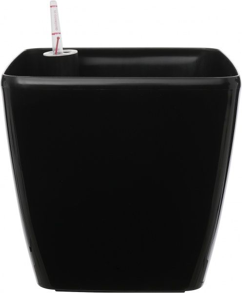 Горщик пластиковий Plastkon Flower Lover Quadrato чорний квадратний 15л чорний 
