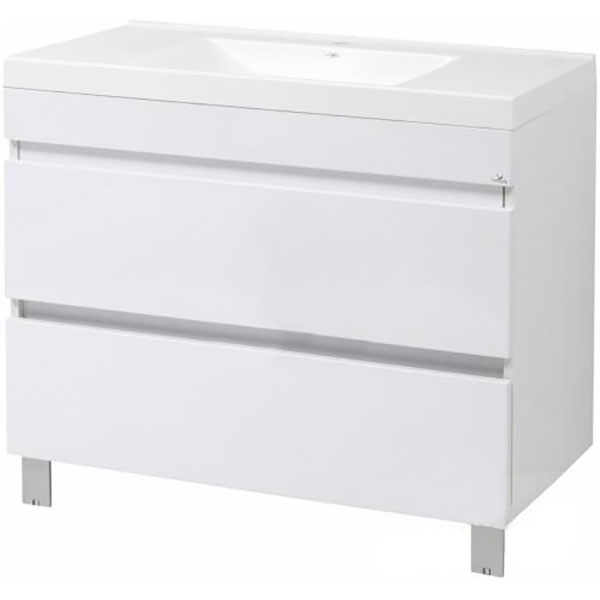 Тумба підлогова Сансервіс Еліт-100-N біла під умивальник Еліт-100