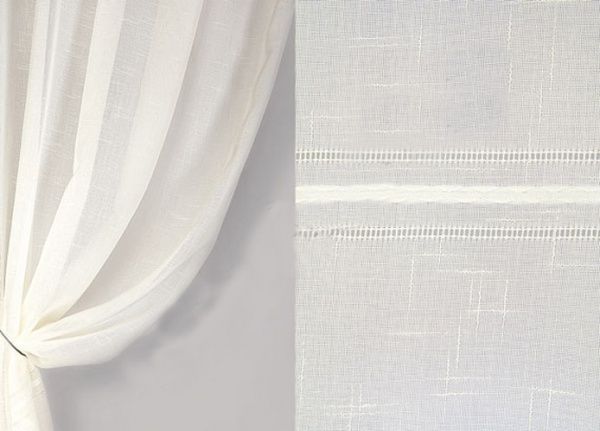 Тканина тюлева FAN RHOMBUS SLUB-1/300 L ut 