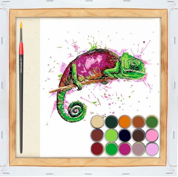 Картина за номерами Хамелеон Rosa Start 