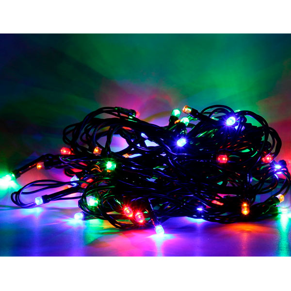 Гирлянда линейная Девилон 651368 LED 50 ламп 5 м разноцветная