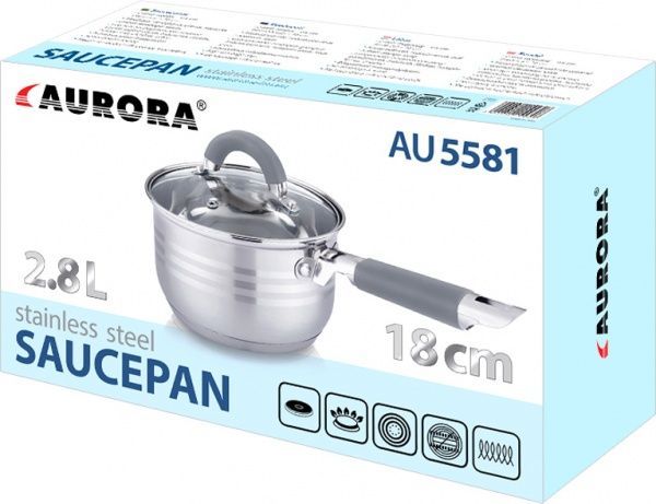 Ковш с крышкой 2,8 л 5580AU Aurora