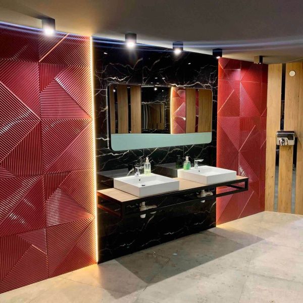 3D-панель гипсовая Gipster Лайнс 2 0.25 кв.м 