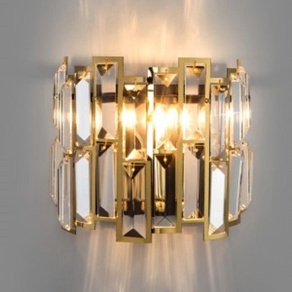 Бра Strotskis Zolletta 2x60 Вт E14 золото/прозрачный 313/2 (золото) 