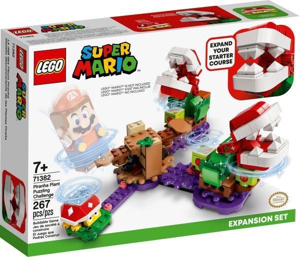Конструктор LEGO Super Mario Головоломка з рослиною-піраньєю 71382