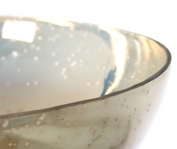 Фруктовница PANACHE Starburst 36 см темно-синий с золотым/никель 