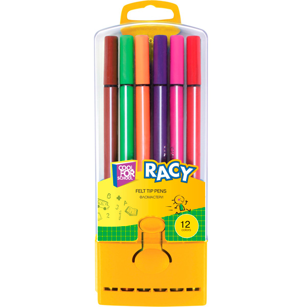 Фломастеры Cool For School Racy 12 шт