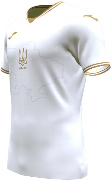 Футболка Joma FED. FUTBOL UCRANIA AT102404A200 р.XS білий