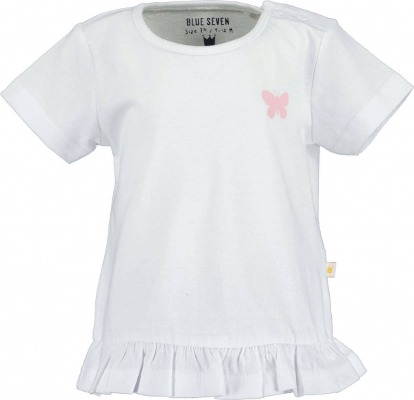 Футболка для девочек Blue Seven р.68 белый 901104 X_001_р.68 
