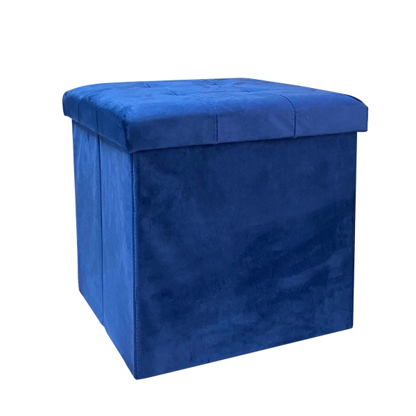 Ящик-пуф MVM TH-05 BLUE 380x380x380 мм