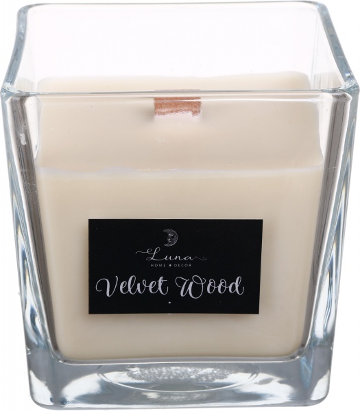 Свеча ароматическая Luna Velvet Wood 
