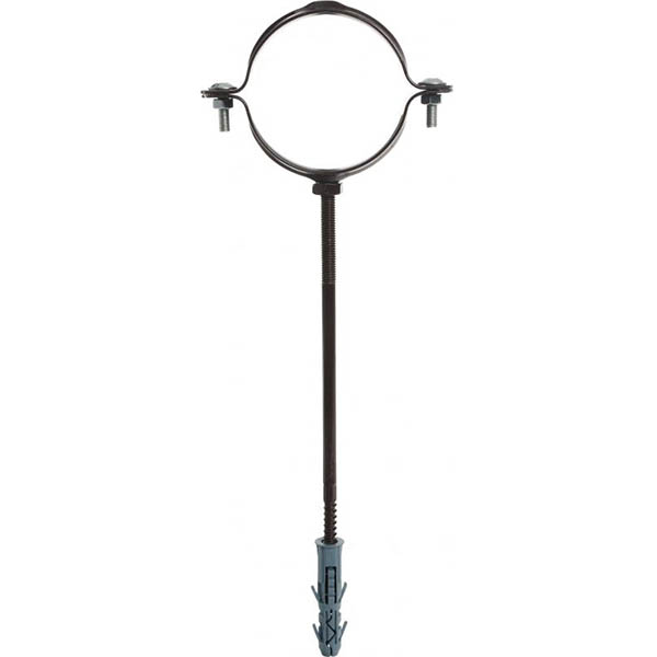 Кронштейн труби металевий Сяйво L=220 мм D=75мм коричневий 