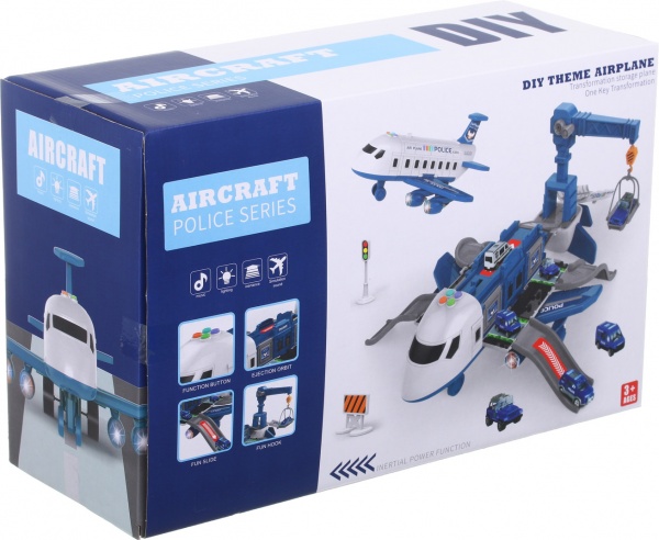 Игрушка Shantou Пассажирский самолет-гараж OTB0581786