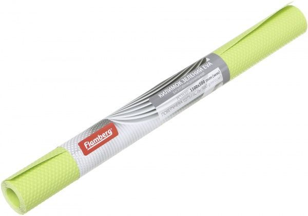 Коврик для кухонных ящиков зеленый 150x50 см G35D-S Flamberg