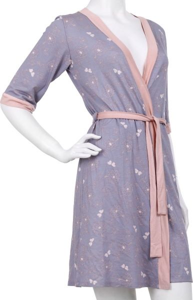 Халат Roksana Butterfly 780/60313 р. S сиреневый с розовым 