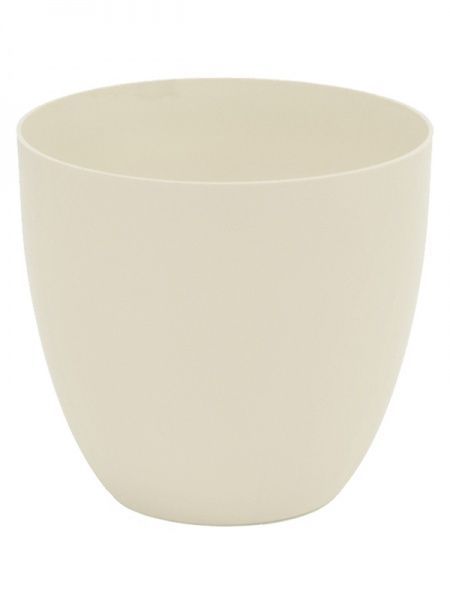 Горщик пластиковий Plastiken Cutnco TES круглий 30 л бежевий 