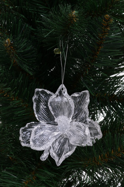 Підвіска декорована P.&C. Creative Пуансетія ніжна 10 см в асортименті F21540364-3