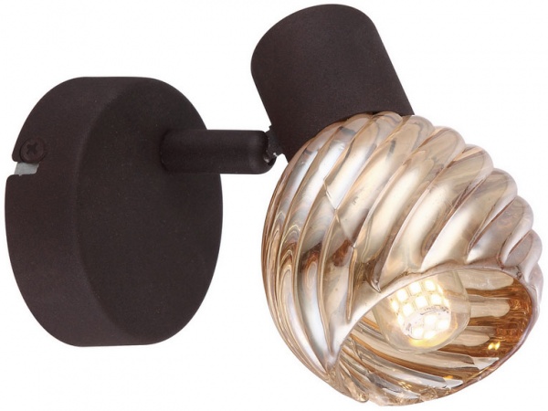 Спот Globo Becky 1x40 Вт E14 коричневый 54644-1O 