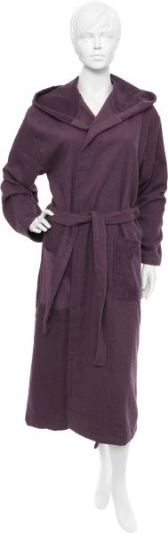 Халат махровий Fazzini Velour р. L баклажановий VELACCAPL 