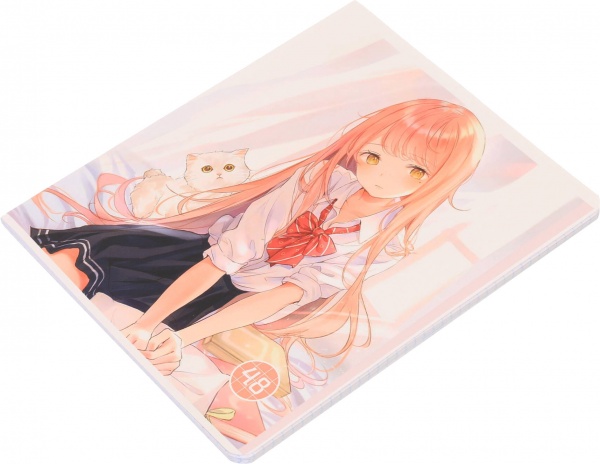 Зошит шкільний Anime скоба 48 аркушів в клітинку Мрії збуваються